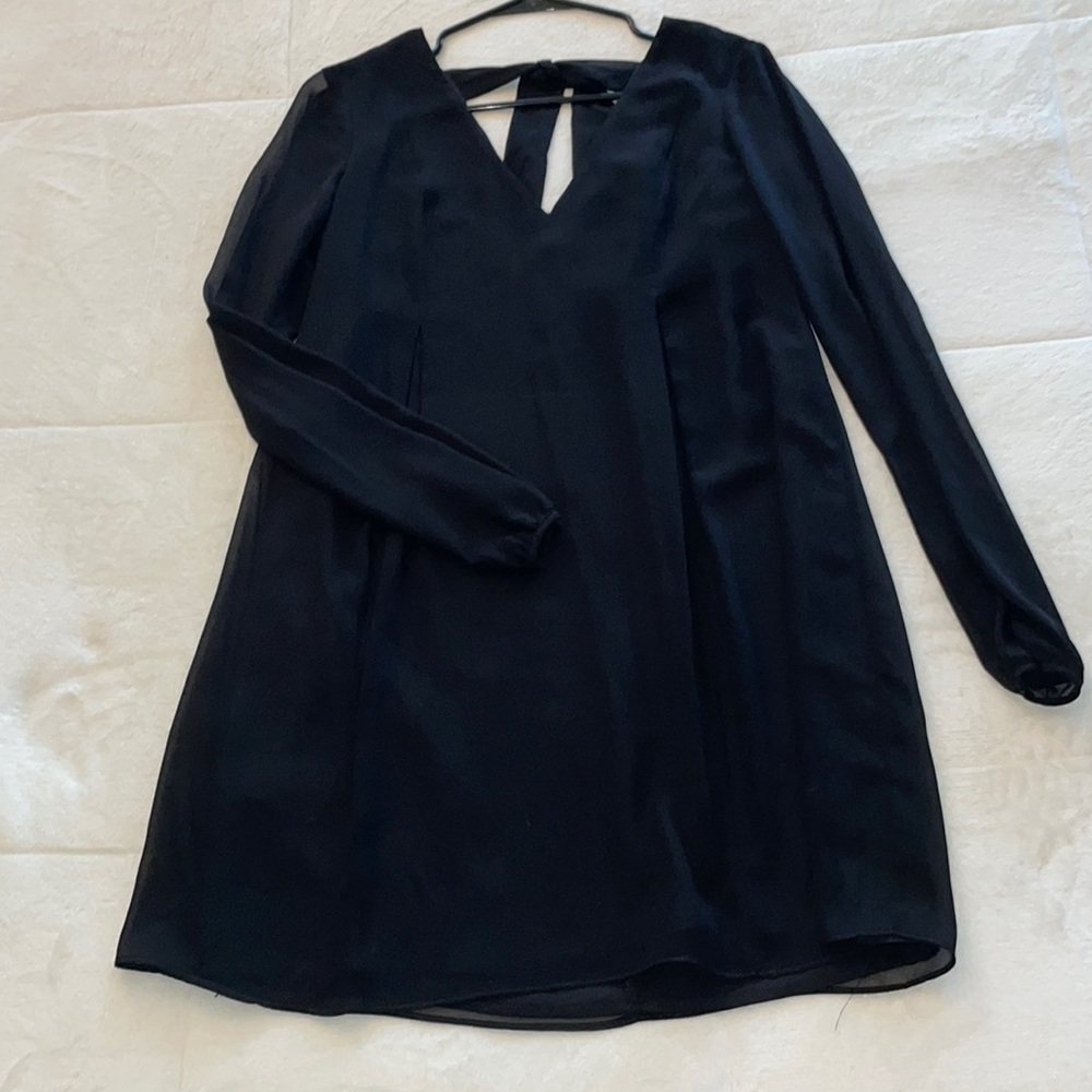Black long sleeve dress